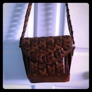 Brown crossbody purse
